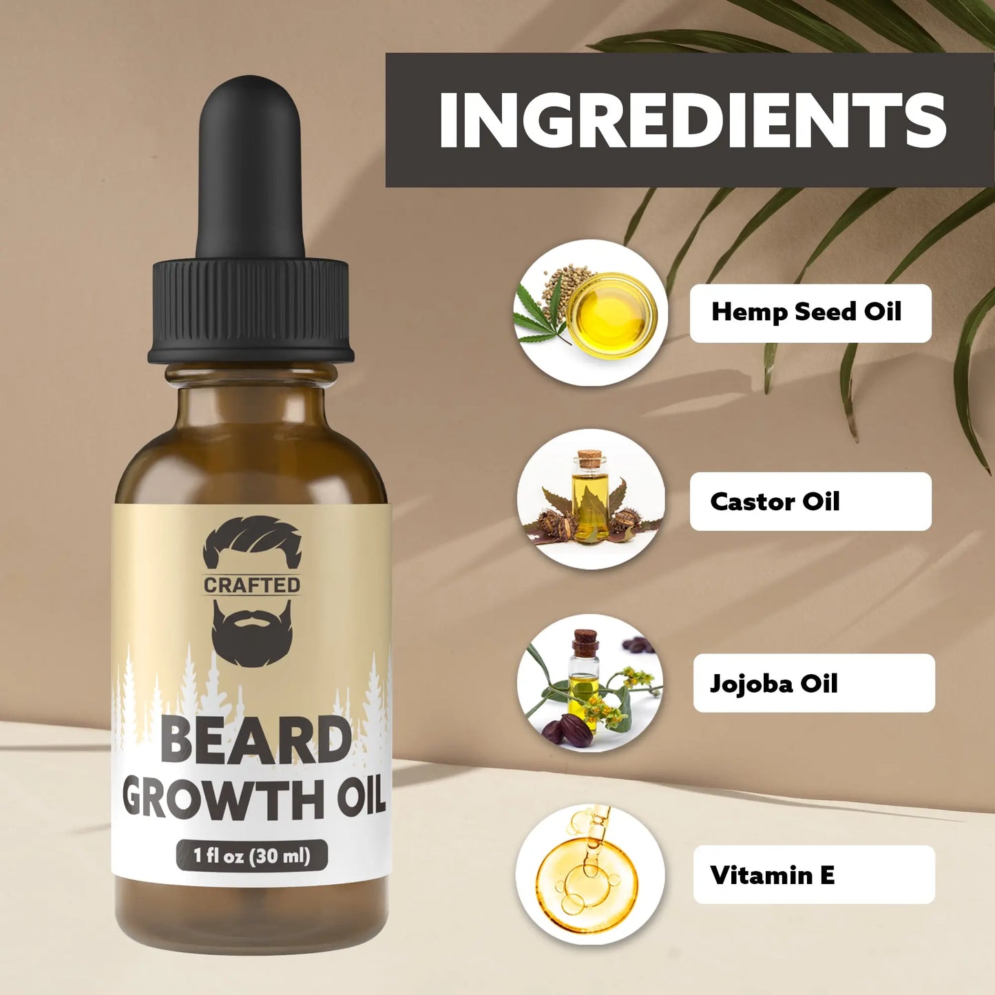 Beard Growth Serum - Crafted Beards