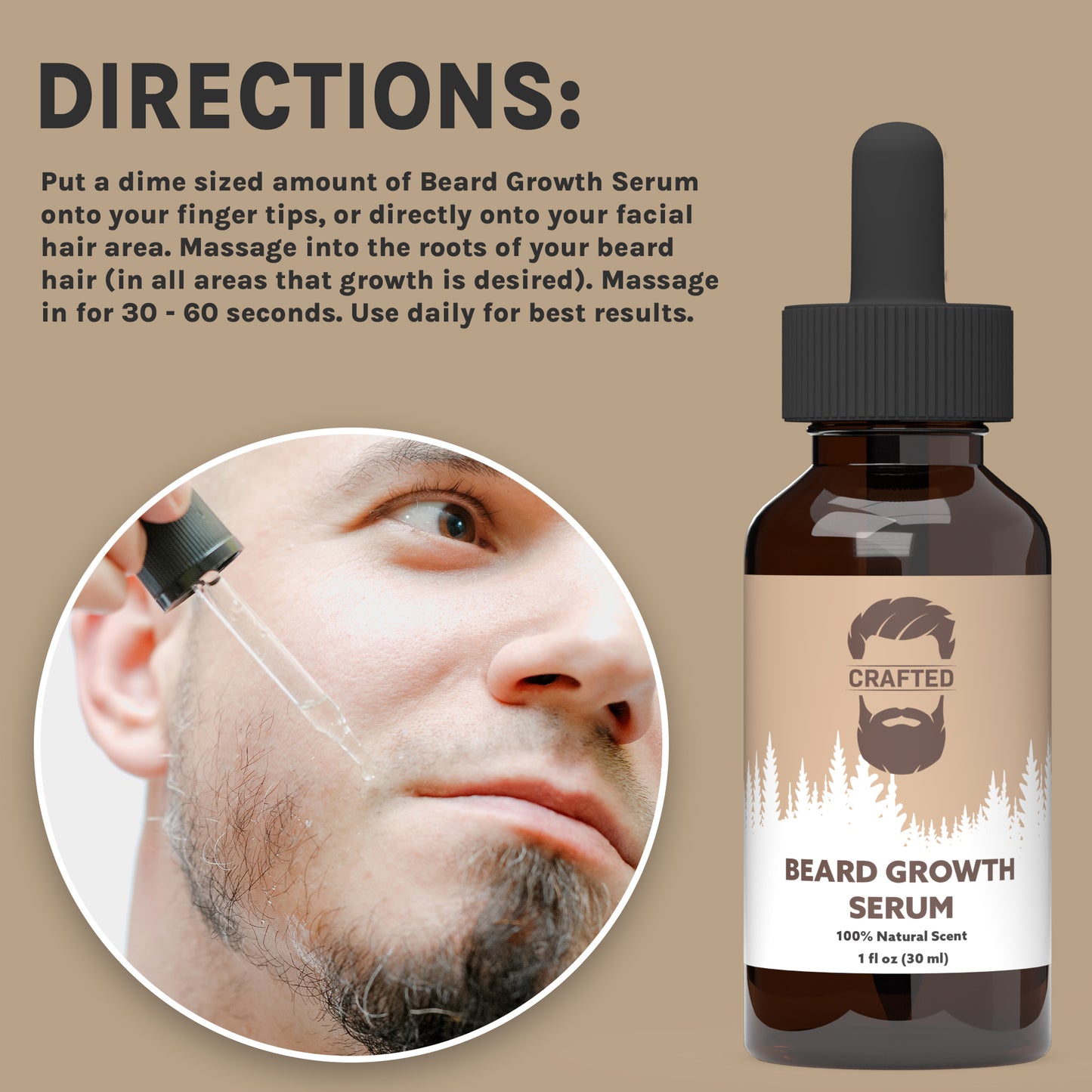 Beard Growth Serum - Crafted Beards