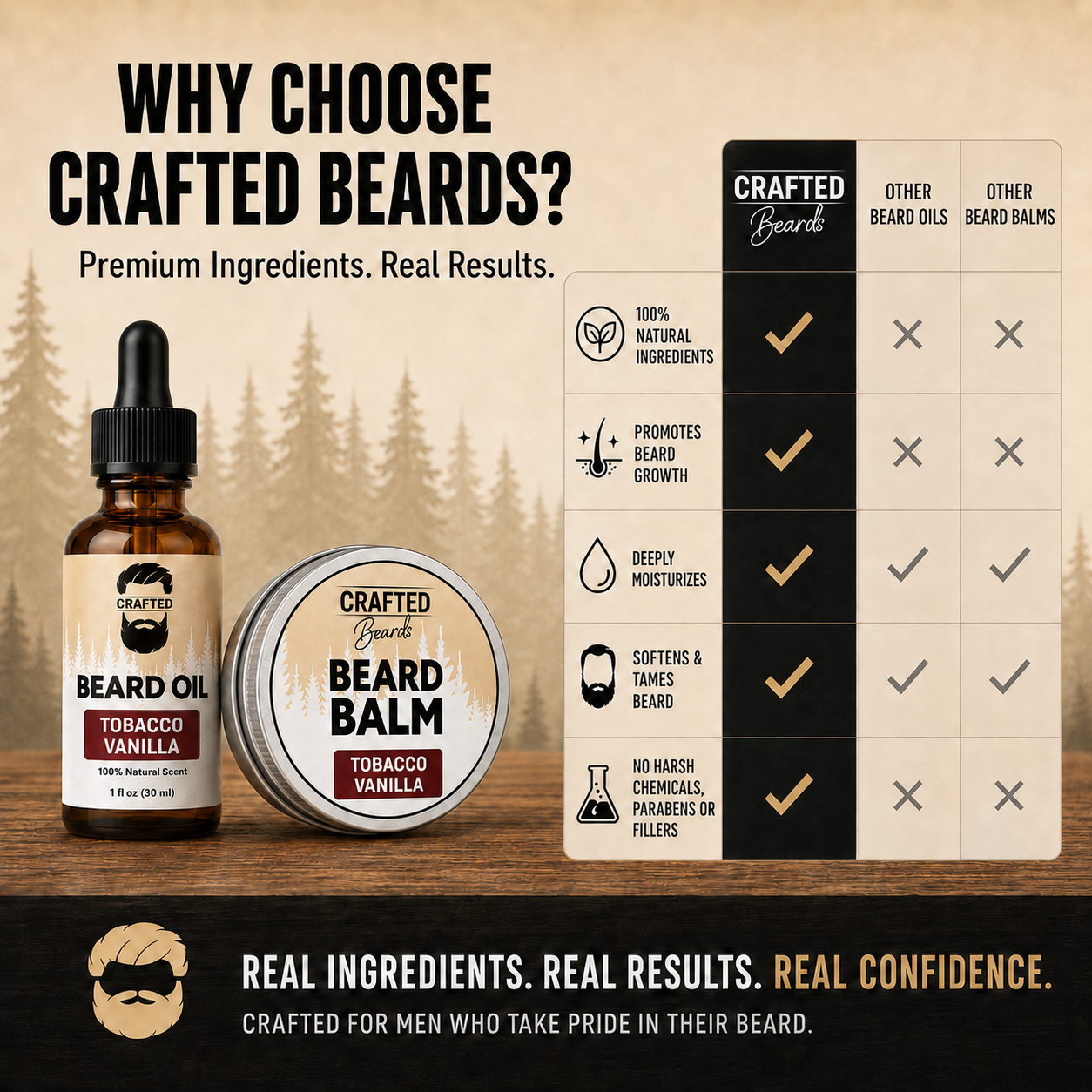 Beard Oil and Beard Balm