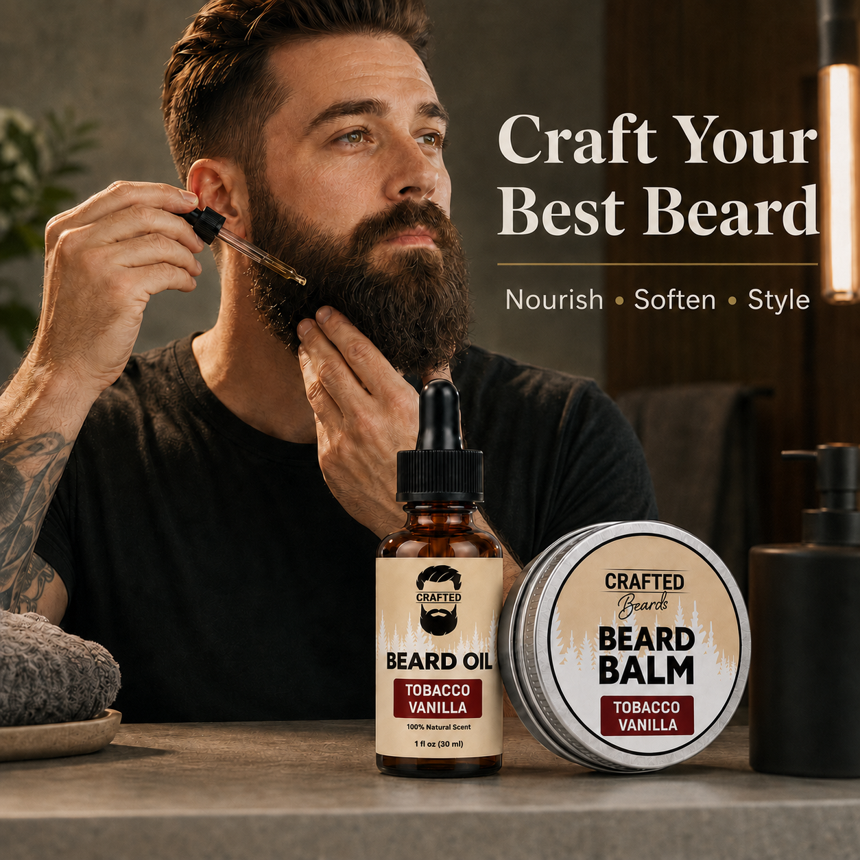 Beard Oil and Beard Balm