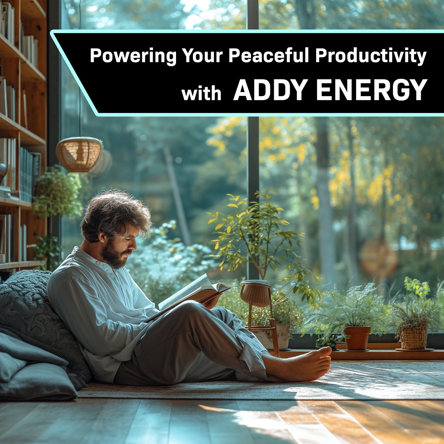 Addy Energy - Focus & Energy Supplement - 30 Caps - Clean Energy - Focus, Increase Productivity - Dietary Supplement for Fitness
