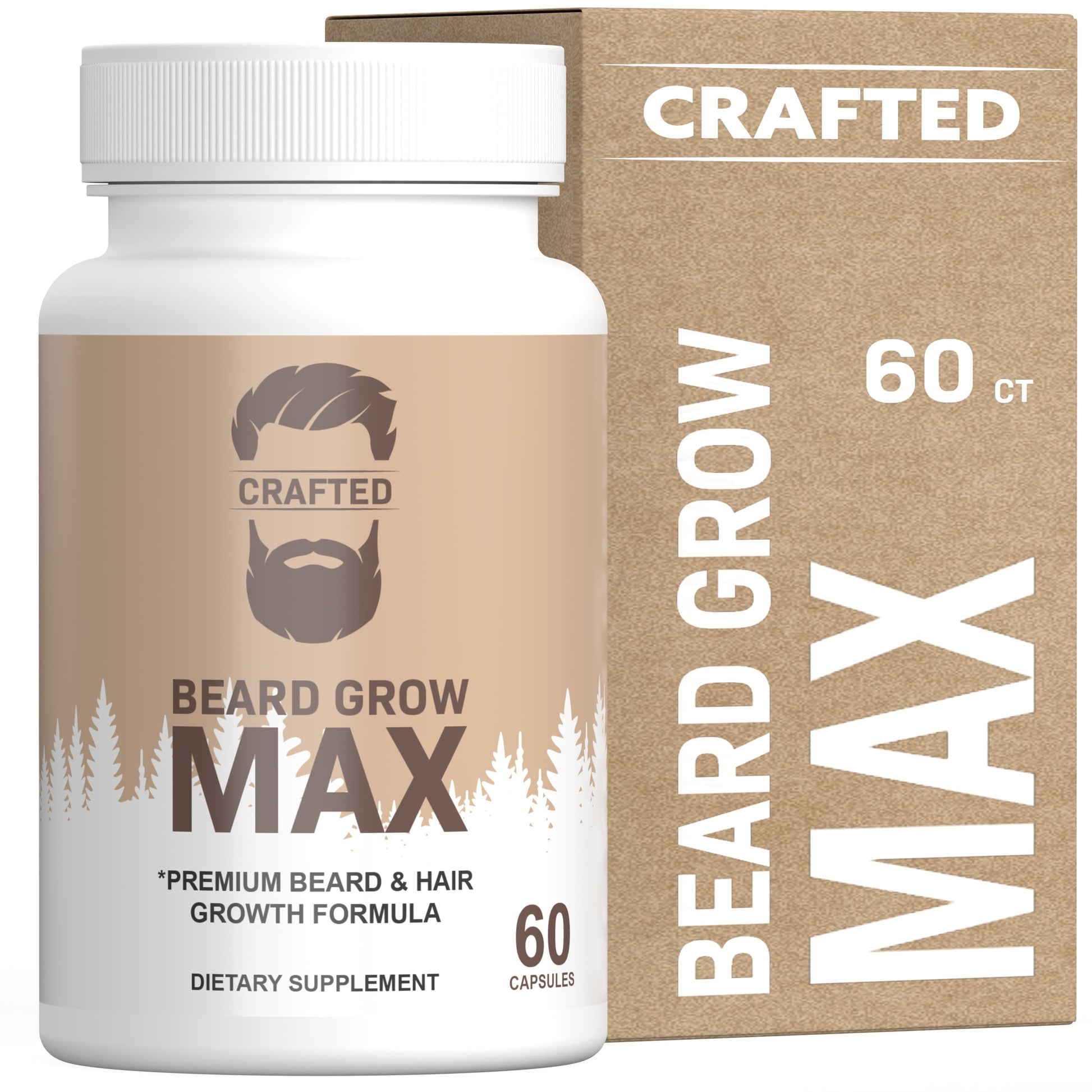 Beard Growth Vitamins - Crafted Beards