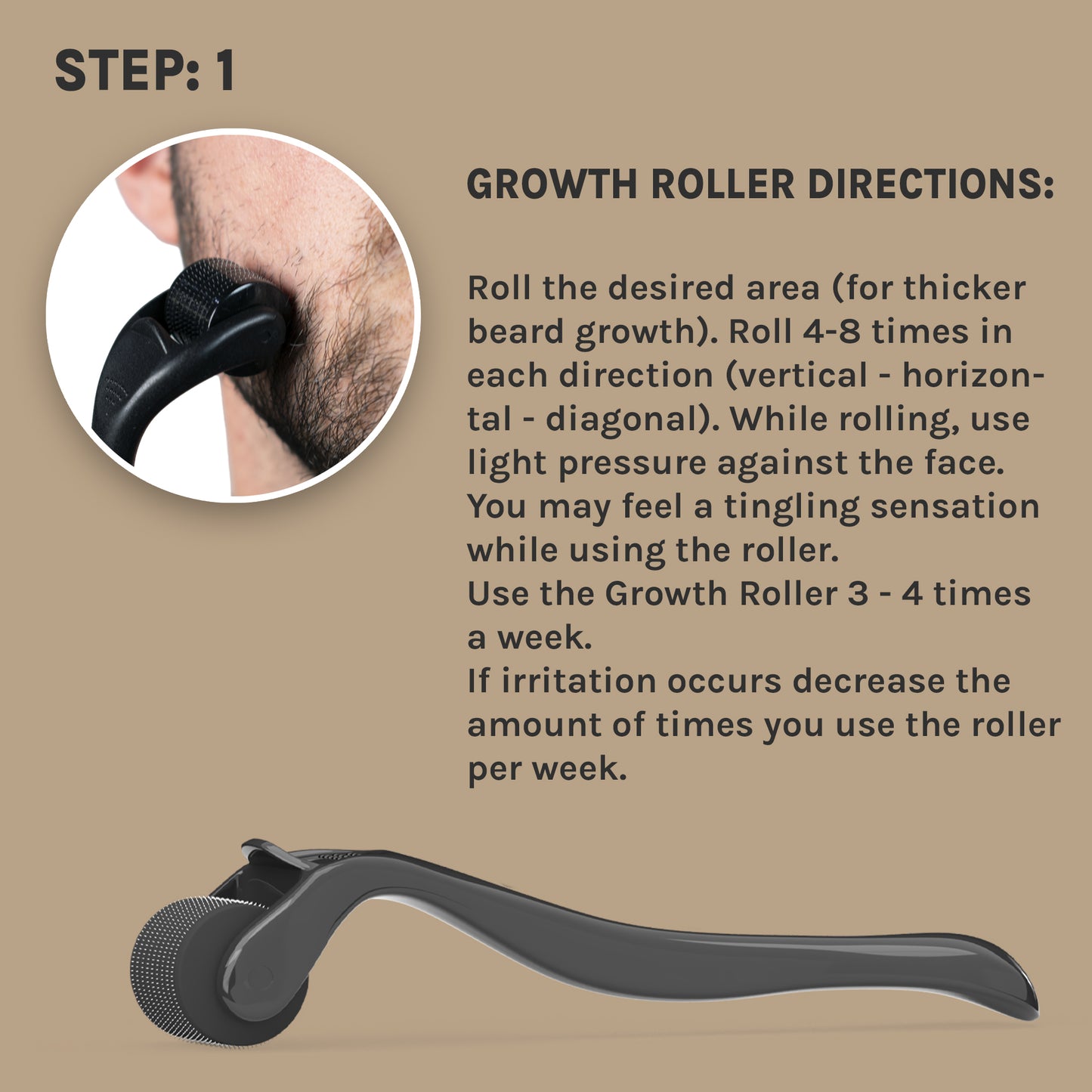 Beard Roller - Crafted Beards