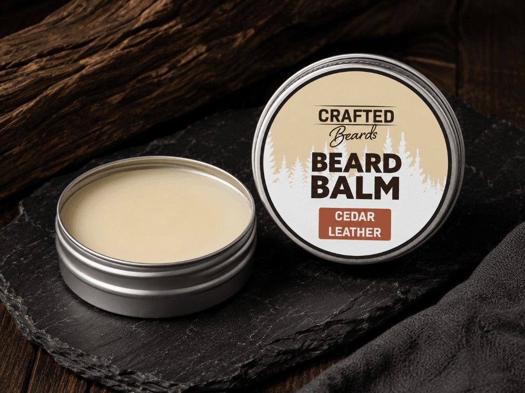 Crafted Beard Balm premium product still life